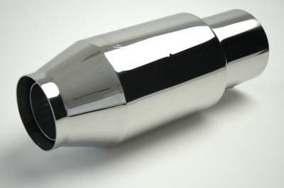 Gibson Stainless Steel Clamp-On Marine Exhaust Bullet Muffler 4" Diameter 110001
