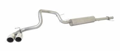 Gibson Cat- Back Performance Exhaust  2003 - 2024 Toyota 4Runner 4.0L  - Dual Sport Aluminized - 618816