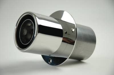 Gibson Stainless Steel Transom Mount Marine Boat Exhaust Tip 4" Diameter 310003