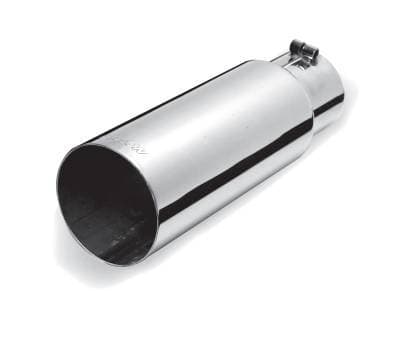 Gibson Stainless Steel Single Wall Straight Exhaust Tip 2.75" Inlet 3.5" Outlet 12" Length 500371