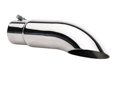 Gibson Stainless Steel Turndown Angle Cut Exhaust Tip 2.25" Inlet 3" Outlet 12" Length 500409