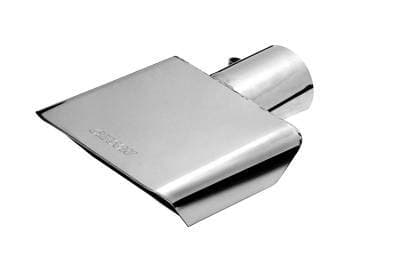 Gibson Exhaust 2.5" Inlet 6" x 2.75" Outlet 9.5" Length Stainless Sport Exhaust Tip Center - 500432