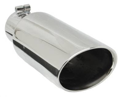 Gibson Stainless Steel Double Wall Oval Exhaust Tip 2.375" Inlet 3" Outlet 3.75" x 11" Length 500437