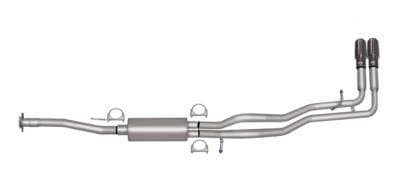 Gibson Cat- Back Performance Exhaust  2015 - 2022 Chevy Colorado / GMC Canyon 2.5L / 3.6L  - Dual Sport Aluminized - 5585