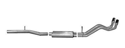 Gibson Cat- Back Performance Exhaust  2014 - 2018 Chevy Silverado 1500 / GMC Sierra 1500 5.3L  - Dual Sport Aluminized - 5656