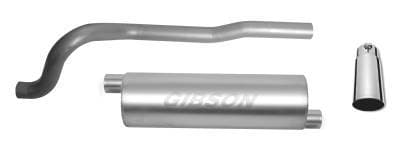 Gibson Cat- Back Performance Exhaust  1986 - 2000 Jeep 2.5L & 1987 - 2000 Jeep Cherokee 4.0L  - Single Stainless - 617200