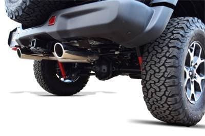 Gibson Cat- Back Performance Exhaust  2018 - 2026 Jeep Wrangler JL  (3.6L V6 / 2.0L ) - Dual Split Stainless - 617307