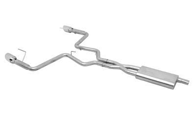 Gibson Cat- Back Performance Exhaust  2015 - 2023 Ford Mustang 2.3L EcoBoost  - Dual Stainless - 619014