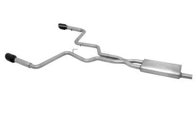 Gibson Cat- Back Performance Exhaust  2015 - 2023 Ford Mustang 2.3L EcoBoost  - Dual Black - 619014 - B