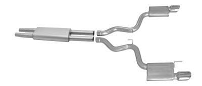 Gibson Cat- Back Performance Exhaust  2015 - 2017 Ford Mustang 3.7L  - Dual Stainless - 619015