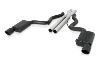 Gibson Cat- Back Performance Exhaust  2015 - 2017 Ford Mustang GT 5.0L  - Dual Black - 619016 - B