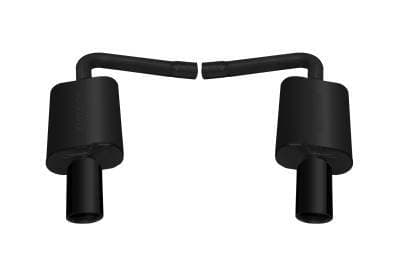 Gibson Exhaust 2011 - 2019 Ford Explorer 3.5L & 2011 - 2015 Ford Explorer 2.0L Axle - Back Performance Exhaust - Dual Black - 619693B