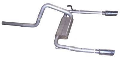 Gibson Cat- Back Performance Exhaust  1998 - 2002 Chevrolet Camaro & Pontiac Firebird 5.7L Dual Stainless  620000