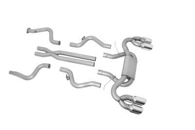 Gibson Cat- Back Performance Exhaust  2016 - 2024 Chevy Camaro SS 6.2L  - Dual Stainless (Quad Tips) - 620006