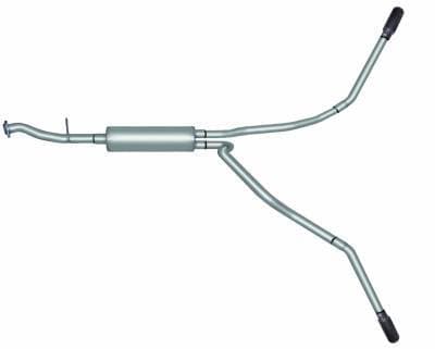 Gibson Cat- Back Performance Exhaust  1999 - 2001 Silverado & Sierra 1500 4.3L / 4.8L / 5.3L  - Dual Extreme Stainless - 65005