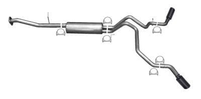 Gibson Cat- Back Performance Exhaust  2000 - 2006 Chevy Suburban/ GMC Yukon XL, Chevy Avalanche4.8L / 5.3L  - Dual Extreme Black - 65562B