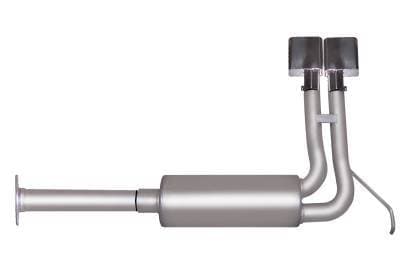 Gibson Cat- Back Performance Exhaust  1994 - 1995 Chevrolet K1500 4.3L / 5.0L  - Super Truck Stainless - 65517