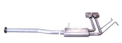 Gibson Cat- Back Performance Exhaust  2007 - 2009 Chevy Silverado 1500 / GMC Sierra 1500 4.8L / 5.3L  - Super Truck Stainless - 65629
