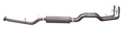 Gibson Cat- Back Performance Exhaust  2007 - 2010 Chevrolet / GMC 2500HD / 3500HD 6.0L  - Dual Sport Stainless - 65630