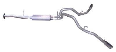 Gibson Cat- Back Performance Exhaust  2007 - 2009 Chevy Silverado 1500 / GMC Sierra 1500 4.8L / 5.3L  - Dual Extreme Stainless - 65635