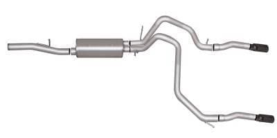 Gibson Cat- Back Performance Exhaust  2010 - 2014 Chevy Tahoe / GMC Yukon 5.3L  - Dual Split Stainless - 65641