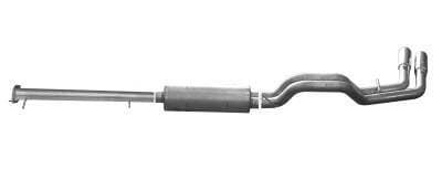 Gibson Cat- Back Performance Exhaust  2011 - 2019 Chevy Silverado 2500HD / GMC Sierra 2500HD & 3500HD 6.0L  - Dual Sport Stainless - 65647