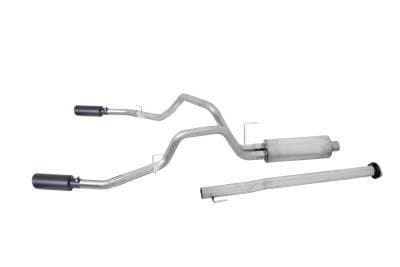 Gibson Cat- Back Performance Exhaust  2011 - 2019 Chevy Silverado / GMC Sierra 2500HD & 3500HD 6.0L  - Dual Split Black - 65648B