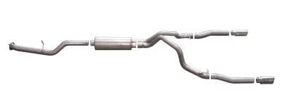 Gibson Cat- Back Performance Exhaust  2007 - 2010 Chevrolet / GMC 2500HD / 3500HD 6.0L  - Dual Split Stainless - 65620
