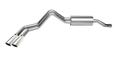 Gibson Cat- Back Performance Exhaust  2010 - 2018 Chevy Silverado 1500 / GMC Sierra 1500 4.8L / 5.3L  - Dual Sport Stainless - 65653