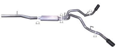 Gibson Cat- Back Performance Exhaust  2014 - 2018 Chevy Silverado 1500 / GMC Sierra 1500 5.3L  - Dual Extreme Black - 65658B