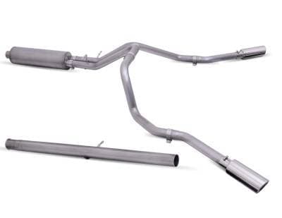 Gibson Cat- Back Performance Exhaust  2019 - 2023 Chevy & GMC 1500 6.2L  - Dual Extreme Stainless - 65693