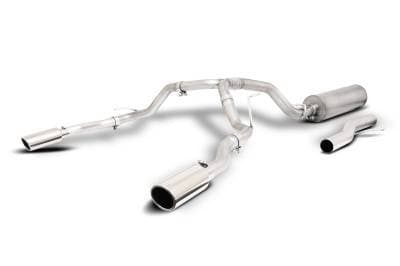 Gibson Cat- Back Performance Exhaust  2021 - 2026 Yukon & Tahoe 5.3L  - Dual Split Stainless - 65717
