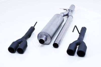 Gibson Cat- Back Performance Exhaust  2024 - 2025 Chevy & GMC 1500 6.2L  Active Exhaust - Dual Split Black - 65718B