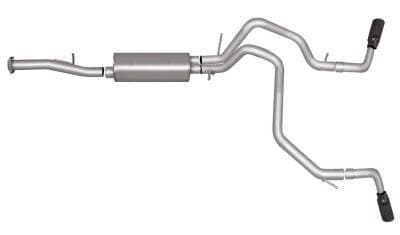 Gibson Cat- Back Performance Exhaust  2015 - 2020 Chevy Suburban / GMC Yukon XL 5.3L  - Dual Extreme Black - 65687B