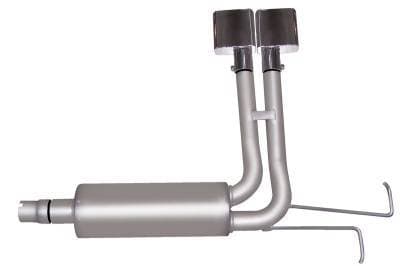 Gibson Cat- Back Performance Exhaust  1998 - 2001 Ram 1500 3.9L / 5.2L / 5.9L  - Super Truck Stainless - 66510