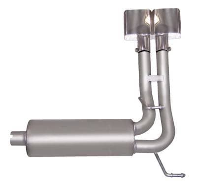 Gibson Cat- Back Performance Exhaust  2002 - 2005 Dodge Ram 1500 3.7L / 4.7L / 5.9L  - Super Truck Stainless - 66512