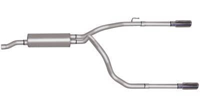 Gibson Cat- Back Performance Exhaust  2009 - 2018 Ram 1500 5.7L  - Dual Split Stainless - 66565