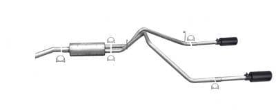 Gibson Cat- Back Performance Exhaust  2009 - 2018 Ram 1500 5.7L  - Dual Split Black - 66565B