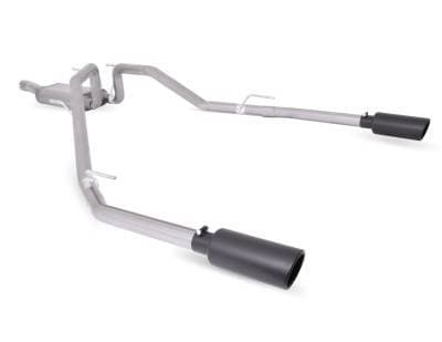 Gibson Cat- Back Performance Exhaust  2014 - 2018 Ram 1500 3.0L  - Dual Split Black - 66569B