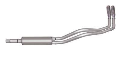 Gibson Cat- Back Performance Exhaust  1994 - 1997 Dodge Ram 1500 5.9L  - Dual Sport Stainless - 66600