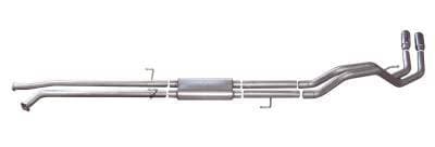 Gibson Cat- Back Performance Exhaust  2007 - 2021 Toyota Tundra 4.6L / 5.7L  - Dual Sport Stainless - 67103