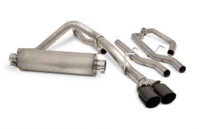Gibson Cat- Back Performance Exhaust  2022 - 2026 Toyota Tundra 3.4L / 3.5L V6  - Dual Sport Black - 67104B