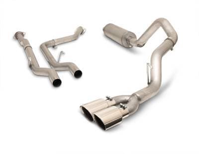 Gibson Cat- Back Performance Exhaust  2022 - 2026 Toyota Tundra 3.4L / 3.5L V6  - Dual Sport Stainless - 67105