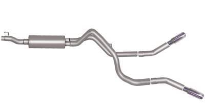 Gibson Cat- Back Performance Exhaust  2006 - 2007 Dodge Ram 1500 5.7L  - Dual Extreme Stainless - 66550