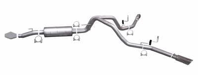 Gibson Cat- Back Performance Exhaust  2005 - 2008 Ford F - 150 4.2L / 4.6L / 5.4L  - Dual Extreme Stainless - 69012