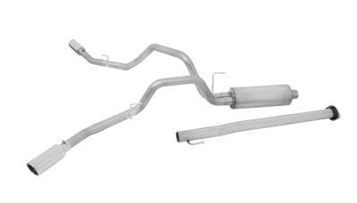 Gibson Cat- Back Performance Exhaust  2015 - 2020 Ford F - 150 2.7L / 3.5L / 5.0L  - Dual Extreme Stainless - 69021