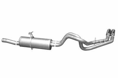 Gibson Cat- Back Performance Exhaust  1999 - 2004 Ford F - 250 & F - 350 Super Duty 5.4L / 6.8L  - Dual Sport Stainless - 69100