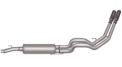Gibson Cat- Back Performance Exhaust  2010 - 2012 Ford F - 150 SVT Raptor 5.4L  - Dual Sport Stainless - 69120