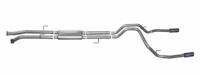 Gibson Cat- Back Performance Exhaust  2007 - 2021 Toyota Tundra 4.6L / 4.7L / 5.7L  - Dual Split Black - 67402B