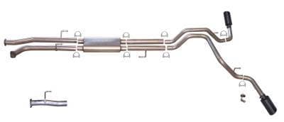 Gibson Cat- Back Performance Exhaust  2007 - 2021 Toyota Tundra 4.6L / 4.7L / 5.7L  - Dual Extreme Black - 67501B